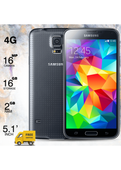Samsung Galaxy S5 G900F-R, 4G LTE, 16GB, Black